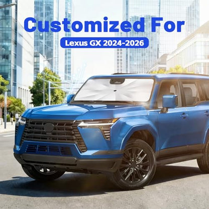 Car Windshield Sun Shade Umbrella for Lexus GX 2024