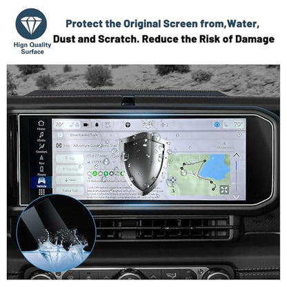 Screen Protector for Jeep Wrangler 12.3" Display Touchscreen Nano Films for 2025 2026 Jeep Wrangler Accessories