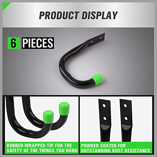 SWANLAKE Heavy Duty Garage Storage Utility Hooks
