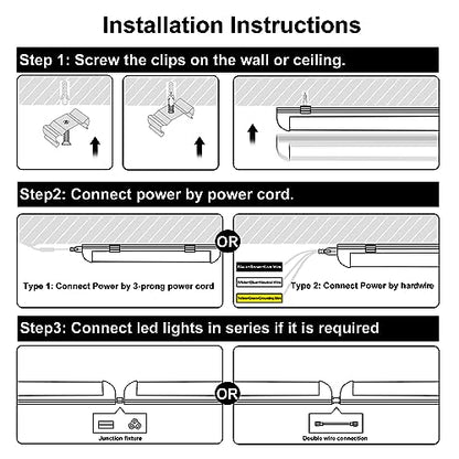 LED Shop Lights (10 Count)