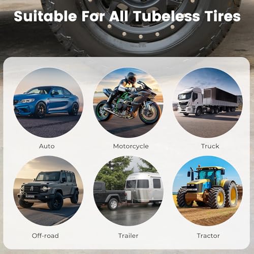 Flat Tire Repair Kit with Plugs 16 Pcs