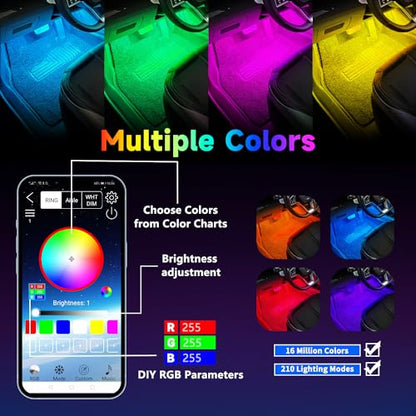 Car Led Strip Light Interior RGB