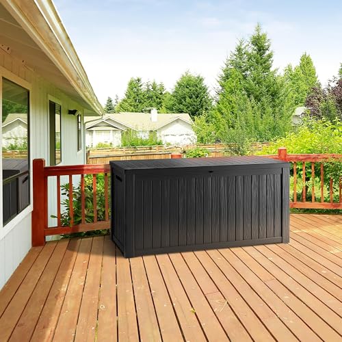 270 Gallon Lockable Resin Deck Box