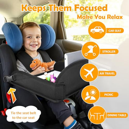 Kids Lap Desk Tray for Road Trip Activities