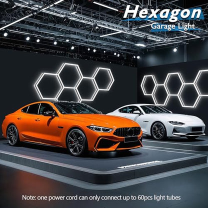 Hexagon Garage Lights (24 Count)