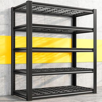 72" H Garage Shelving 3200 LBS Heavy Duty Adjustable Storage Shelves