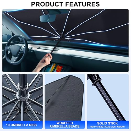 Car Umbrella Windshield Sun Shade
