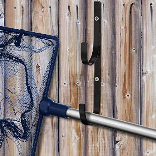 6 Pieces Pool Pole Hook Hanger Swimming Brackets Pool Hook (6 Count)