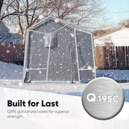 6x8FT Small Storage Shed Carport