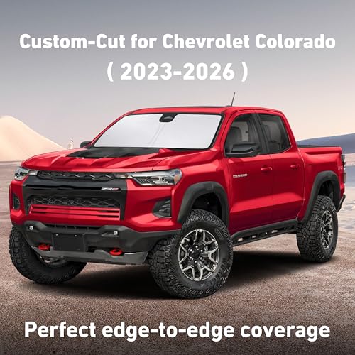 Windshield Sunshade Compatible for Chevrolet Colorado 2023