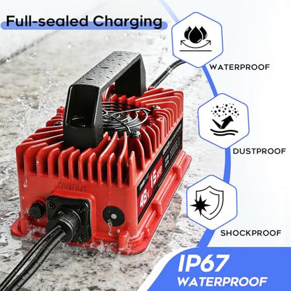 15 AMP 48 Volt Golf Carts Battery Charger for Club Car 3