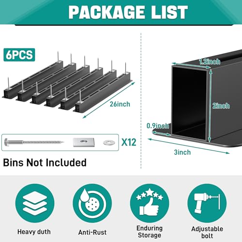 Ceiling Storage Rack (6 Count)
