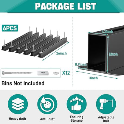Ceiling Storage Rack (6 Count)