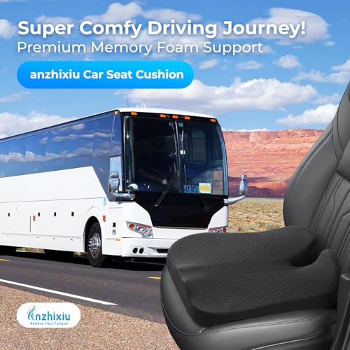 Elevated Car Seat Cushion for Improved View