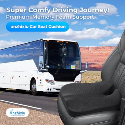 Elevated Car Seat Cushion for Improved View