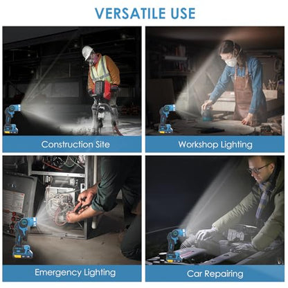 LED Work Light for Makita 18V LXT Lithium Battery