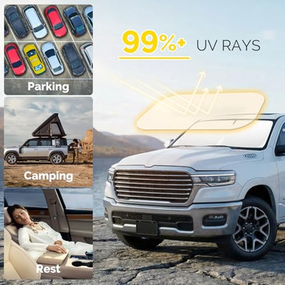 Ram 1500 Windshield Sun Shade for 2019