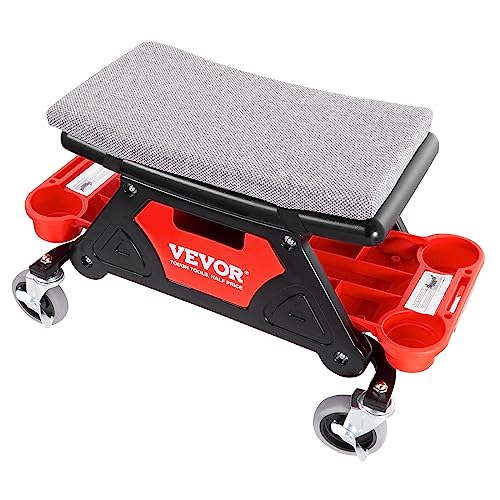 Mechanic Stool 300 LBS Capacity Garage Stool Gift for Men