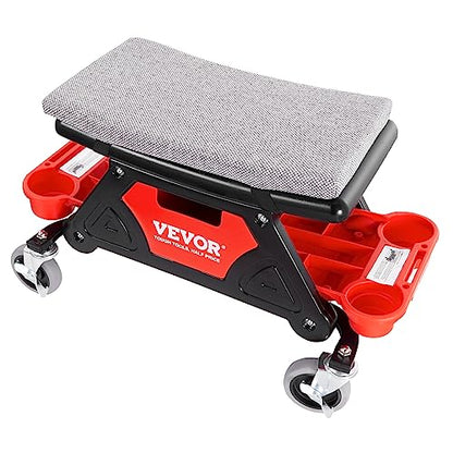 Mechanic Stool 300 LBS Capacity Garage Stool Gift for Men