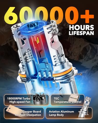 9007 LED Light Bulb (2 Count)