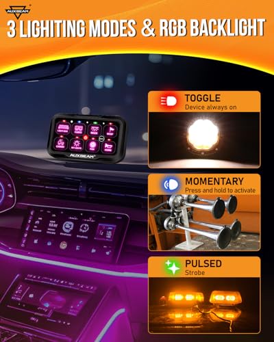 8 Gang Switch Panel Bluetooth RGB AR
