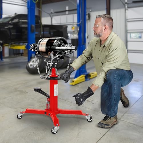 Dual Plunger Hydraulic Transmission Jack 1322lbs Capacity