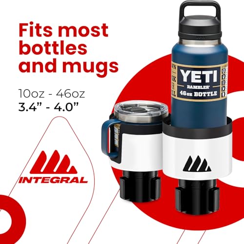 Ultimate Car Cup Holder Expander with Adjustable Base