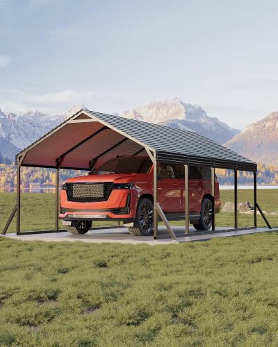 12x20x9 ft Metal Carport