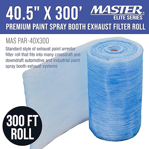 Elite Paint Spray Booth Exhaust Filter Roll 40.5" x 300'