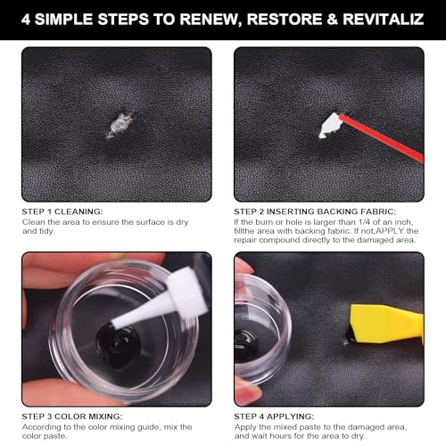 Black Leather Repair Kit