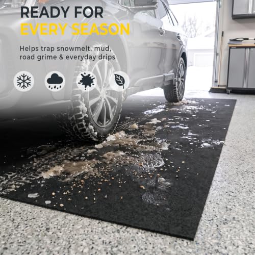 Heavy Duty Garage Floor Mat 17' x 7'4"