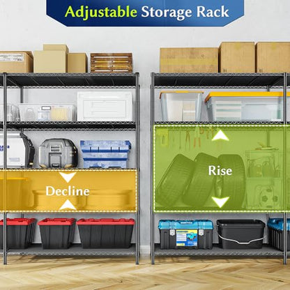 70.8H Wire Shelving Rack (2 Count)
