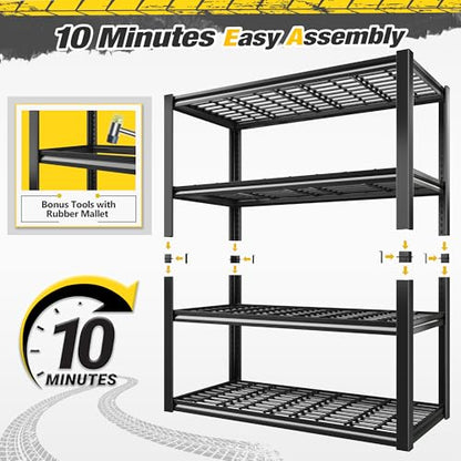 40" W Garage Shelving with Double
