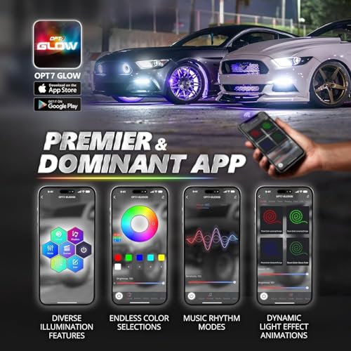 Aura Pro RGB Grille Accent Lights 24" with App & Remote Control (4 Count)