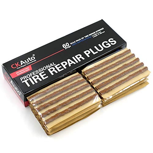 60 pcs 4" Brown Tire Repair Strings Tire Repair Plugs (60 Count)
