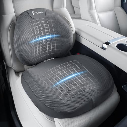 Seat Cushion and Lumbar Support Pillow for Office Chair Car