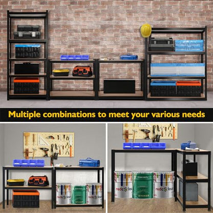 39.4" W x 15.75" D x 59" H Metal Shelving Unit Dual Color