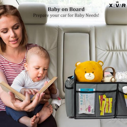 Baby Diaper Caddy Organizer with Changing Mat