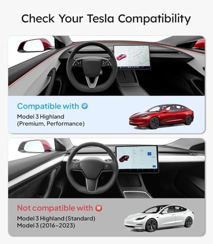 for Tesla Model 3 Highland Rear Center Console Organizer