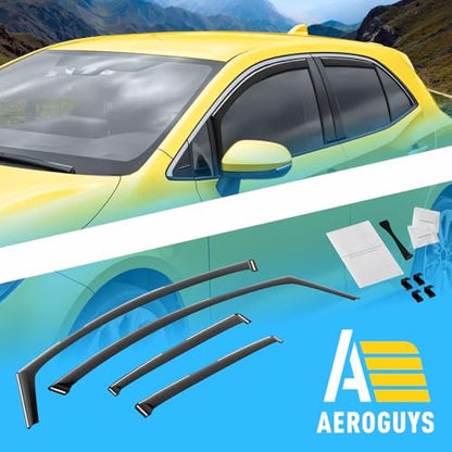 Extra Durable Window Deflectors in (4 Count)