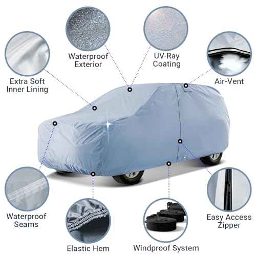 SUV Car Cover Waterproof All Weather for 1989