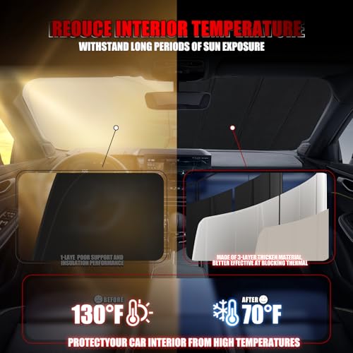 Windshield Sun Shade for Ford Bronco 2021