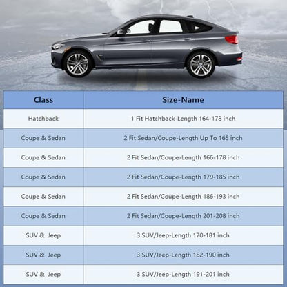 SUV Car Cover Waterproof All Weather for Automobiles