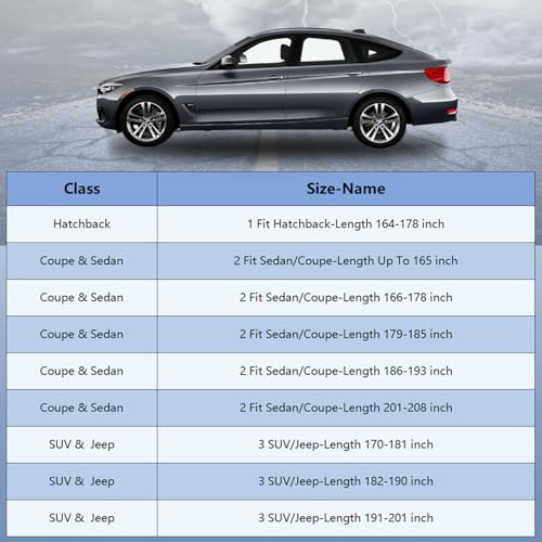 Car Cover Waterproof All Weather for Automobiles