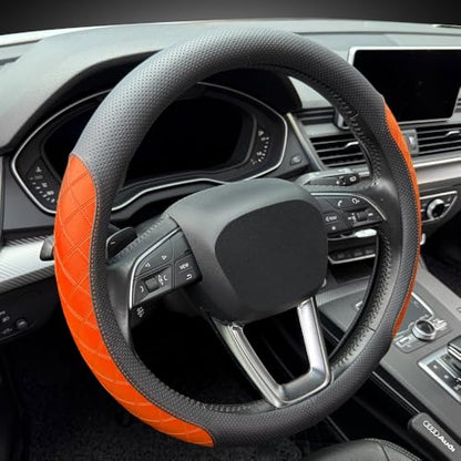 Nappa Leather Steering Wheel Cover