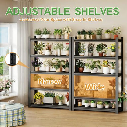 63H Metal Kitchen Storage Shelves