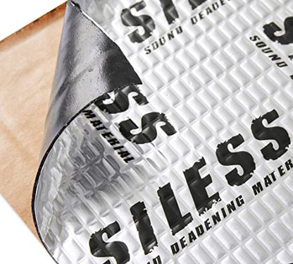 80 mil (2mm) 18 sqft (1.7 sqm) Car Sound Deadening mat - Butyl Automotive Sound Deadener - Noise Insulation and Vibration Dampening Material (18 sqft)