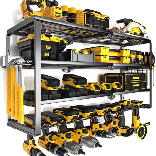 4 Layer Power Tool Organizer Wall Mount