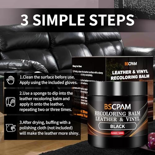 Black Leather Recoloring Balm