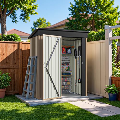5×3FT Outdoor Storage Shed